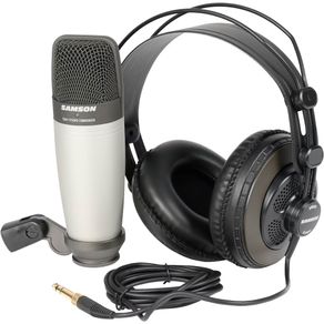 Kit Samson Microfone Condensador C01 + Headphone SR850 -| C025210